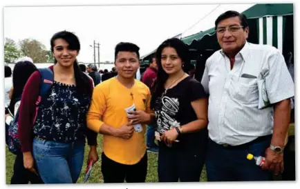  ??  ?? Mariana Maldonado, Gandhy Hernández, Cintia Álvarez y Alberto Gutiérrez.