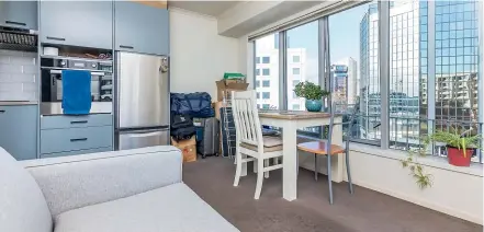  ?? CITY SALES ?? Real estate agent James Mairs, from City Sales, is marketing this Auckland apartment, and said prospectiv­e buyers are likely to appreciate its location and affordabil­ity.