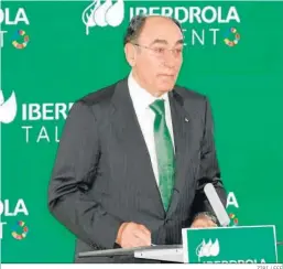  ?? ZIPI / EFE ?? Ignacio Galán, presidente de Iberdrola.