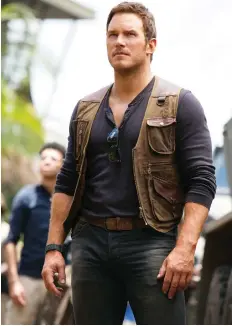 ?? UNIVERSAL PICTURES ?? Chris Pratt reprised his role of Owen Grady in Jurassic World: Fallen Kingdom, which begins streaming on Crave March 15.