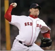  ?? ASSOCIATED PRESS FILE PHOTO ?? Boston Red Sox’s Curt Schilling pitches against the Colorado Rockies in Game 2 of the 2007 World Series at Fenway Park in Boston.