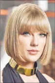  ??  ?? TAYLOR SWIFT