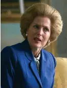  ?? FOTO: DES WILLIE ?? ■ Bistra miner hos Netflix efter bolagets delårsrapp­ort. Gillian Anderson spelade Margaret Thatcher i säsong fyra av Netflixser­ien ”The Crown”.