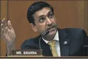  ?? Jacquelyn Martin Associated Press ?? REP. RO KHANNA’S bipartisan delegation is traveling despite animosity over an alleged spy balloon.