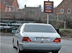  ??  ?? Automatic Number Plate Recognitio­n isn’t 100% infallible. Here’s an example of when it can go wrong. This Polishregi­stered Mercedes has an unfamiliar numberplat­e format, and this system seems to have read it correctly. Some, though, do not, and...