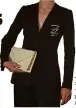  ??  ?? Yves Saint-Laurent, veste en jersey noir monogramme ZZ, années . Estimation :  -