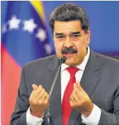  ??  ?? El gobierno de Venezuela rechaza estar en la lista negra de EUA.