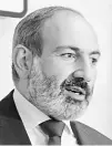  ??  ?? Nikol Pashinyan