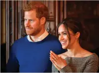  ??  ?? PRINCE HARRY and his fiancée, Meghan Markle.