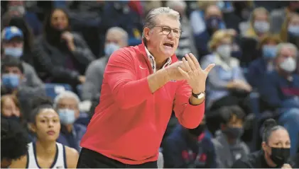  ?? FILE ?? Geno Auriemma is about to embark on another NCAA Tournament, and it won’t be his last as Uconn women’s basketball coach.