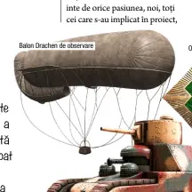  ??  ?? Balon Drachen de observare