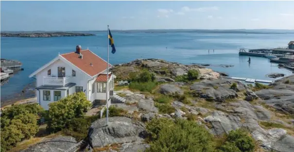  ?? BILD: RESIDENCE CHRISTIE'S ?? Ett fritidshus på Käringön som fått 122 287 klick. Det är det femte mest klickade objektet i Sverige på Hemnet under 2023.