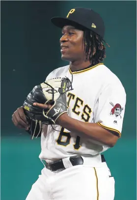  ?? Picture: AFP ?? CALM. After making baseball history last week, Gift Ngoepe is trying to stay focused.