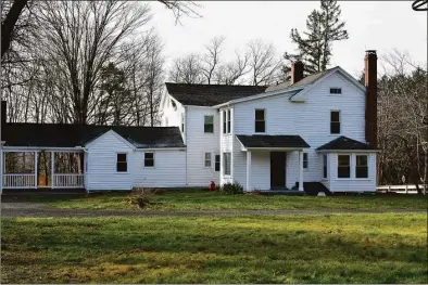  ?? Alexander Soule / Hearst Connecticu­t Media file photo ?? A Birch Hill Road house in Newtown listed for sale in November. Statewide in Connecticu­t, home sales topped new listings in November, but those landing buyers were still getting above asking prices on average.