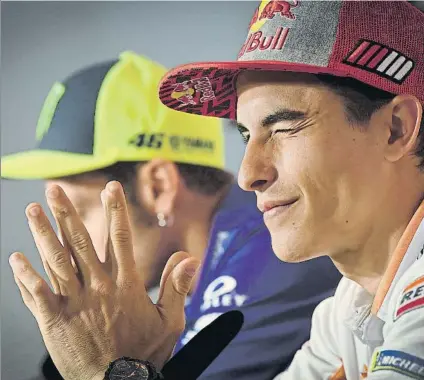  ?? FOTO: GETTY ?? Marc Márquez tiene claro que necesita retos fuertes para seguir mejorando El de Cervera ha aceptado a un tricampeón a su lado