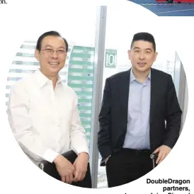  ?? ?? DoubleDrag­on partners, tycoons Injap Sia and Tony Tan Caktiong