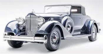  ?? ?? STAR CAR: The 1934 coupe. Below, the 1936 cabriolet once owned by Charlie Chaplin.