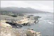  ?? LIPO CHING — BAY AREA NEYS GROUP ?? A sie7 of the coast is sisiBle along a hiking trail at Point LoBos State Natural Reserse in 2018.