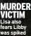  ?? ?? MURDER VICTIM Lisa also fears Libby was spiked