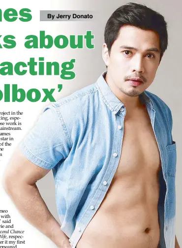  ??  ?? Pilapil lead star James: It was challengin­g because it was my first time to do action. Most of the scenes were shot outdoors.