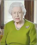  ?? (Pic: Reuters) ?? Queen Elizabeth left well wishes for the political leaders at the 2021 United Nations Climate Change Conference.