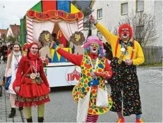  ?? ?? Auch der „Zirkus Kunterbunt“vom City-Treff LCV Waldstette­n war vertreten.