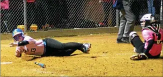  ?? BILL RUDICK — FOR DIGITAL FIRST MEDIA ?? Downingtow­n West’s Hannah Greider scores as the Whippets handed Coatesvill­e its first loss of the season, Wednesday, at Caln Park.