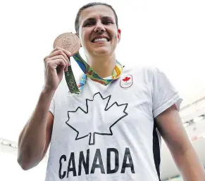  ?? — GETTY IMAGES FILES ?? Christine Sinclair and the Canadian women’s soccer team were the ‘most organized and tactically flexible and adaptable team’ in Rio, key to their quarter-final win over France.