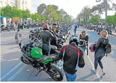  ?? PASCUAL ?? Ambiente motero en Jerez durante 2019, la última edición del Gran Premio celebrada con público.