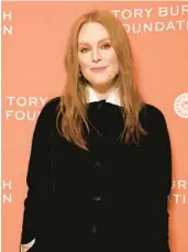  ?? JP YIM/GETTY ?? Julianne Moore, seen June 14, will preside over the main competitio­n jury at the Venice film festival.