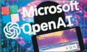  ?? Jonathan Raa NurPhoto ?? “THIS technology is going to reshape pretty much every software category,” Microsoft’s CEO said.