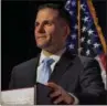  ?? FILE ?? Dutchess County Executive Marc Molinaro vetoed the liquor store hours resolution in April, but the county Legislatur­e overrode the veto on Monday by a vote of 19-5.