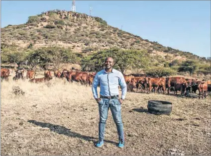  ?? Photo: Lutendo Malatji ?? Buoyed by the herd: Consummate dealmaker Ntuthuko Shezi claims to offer investors an annual return on their investment that is far higher than they would currently get on the JSE.
