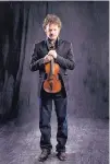  ??  ?? David Felberg, violin.