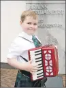  ?? F25 Mod 26 JP ?? Alan MacInnes with his accordion.