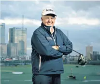  ??  ?? Beaming: Colin Montgomeri­e is a former winner of the Scottish Open and will be following the tournament while playing in the United States