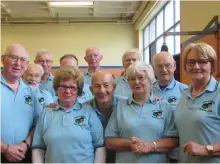  ??  ?? Members of the Ballymote Bowls Club who played SARA in St Joseph’s Hall, Ballytivna­n. in a summer competitio­n.