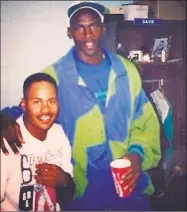  ?? Contribute­d Photo ?? Ken Coleman with Michael Jordan.