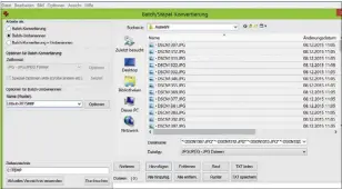  ??  ?? Mit Irfanview können Sie unter anderem mehrere Fotos gleichzeit­ig umbenennen.