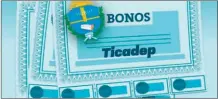  ??  ?? TICADEP. Es el bono con que la provincia afrontará sus deudas.