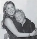  ??  ?? Midler and her daughter, actress Sophie von Haselberg, in 2014