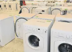  ??  ?? A selection of white goods at Whirlpool