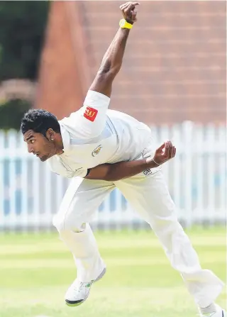  ??  ?? SWITCH: Gurinder Sandhu will play his first match for Tasmania at Riverway Stadium today.