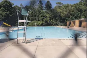  ?? Lori Van Buren / Times Union ?? The city says the recently refurbishe­d South Troy Pool will open for the summer at 1 p.m. on Saturday in Troy.