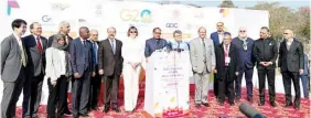  ?? ?? Madhya Pradesh Chief Minister Shivraj Singh Chouhan along with G20 chief coordinato­r Harsh Vardhan Shringla and other dignitarie­s in Bhopal.