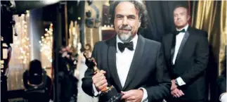  ??  ?? Inarritu won the 2016 best director Oscar for The Revenant