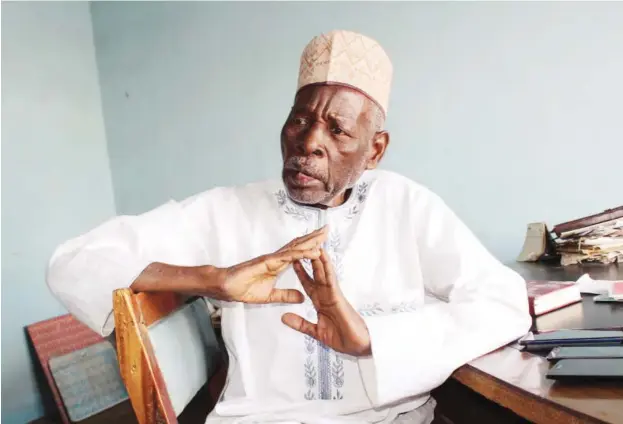  ??  ?? Dangalan: ‘That was the beginning of the Santsi and Tabo syndrome in Kano politics’