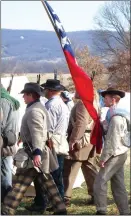  ?? COURTESY PHOTO ?? Re-enactors wear uniforms and are members of specific military units and are as historical­ly accurate as possible, says Steve Bailey, the organizer of the re-enactment of the 1862 Battle of Pea Ridge.