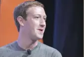  ?? Reuters ?? Facebook CEO and founder Mark Zuckerberg speaks during a discussion at the Global Entreprene­urship Summit at Stanford University in Palo Alto, California. —