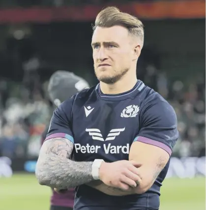  ?? ?? Stuart Hogg presided over what was ultimately a disappoint­ing Six Nations campaign for Scotland